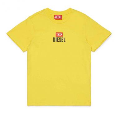 【DIESEL(ディーゼル)Kids&Junior】ワンポイントブランドロゴ半袖Tシャツカットソー