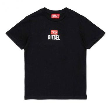【DIESEL(ディーゼル)Kids&Junior】ワンポイントブランドロゴ半袖Tシャツカットソー
