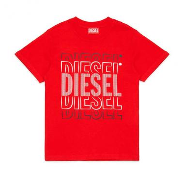 【DIESEL(ディーゼル)Kids&Junior】ブランドロゴ半袖Tシャツカットソー