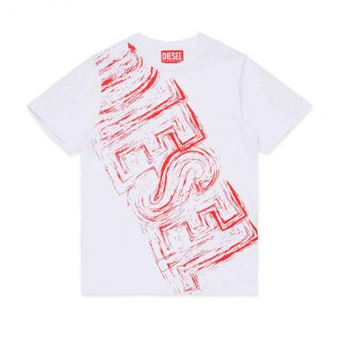【DIESEL(ディーゼル)Kids&Junior】ブランドロゴ半袖Tシャツカットソー