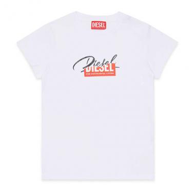 【DIESEL(ディーゼル)Kids&Junior】ブランドロゴ半袖Tシャツカットソー