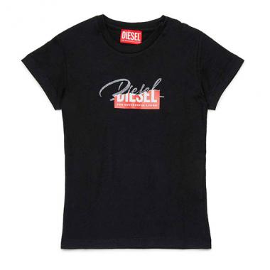 【DIESEL(ディーゼル)Kids&Junior】ブランドロゴ半袖Tシャツカットソー