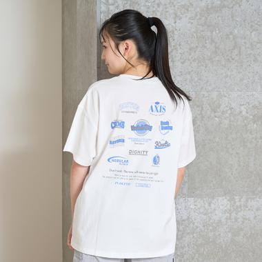 ロゴバックプリントTシャツ