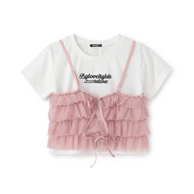 2WAYビスチェつきTシャツ