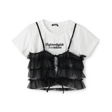 2WAYビスチェつきTシャツ