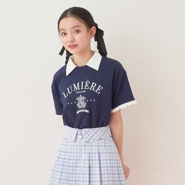 衿つきカレッジTシャツ