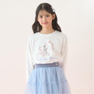 【GOOD PRICE】Bonjour Chaton長袖Tシャツ