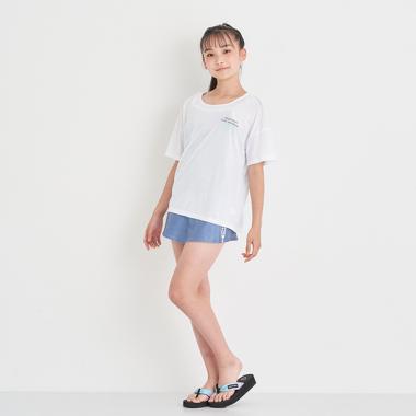 バックプリントTシャツつきキュロットパンツ3点セット水着【SWIM】