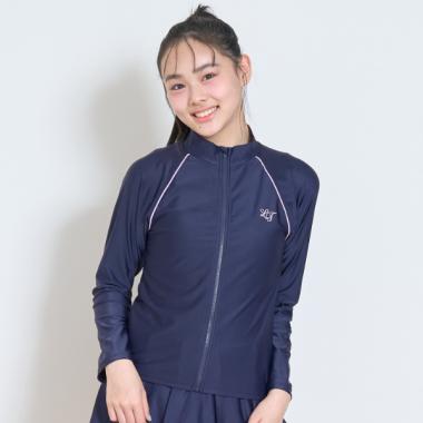 長袖フルジップラッシュ