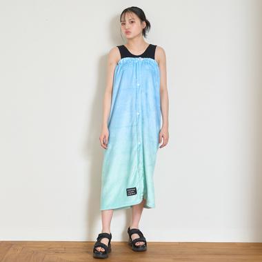 100㎝グラデふわもこタオル
