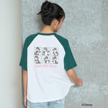 【Disney】ルーズラグランTシャツ