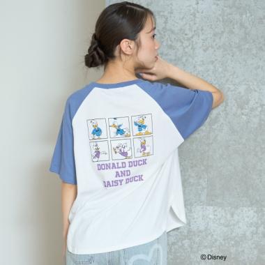 【Disney】ルーズラグランTシャツ