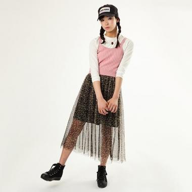 【ニコラ掲載商品】ギャザーチュールスカート