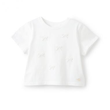 トドラー ボウビジューTシャツ