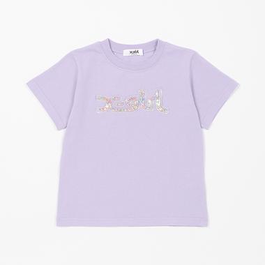 立体PVCロゴモチーフ半袖Tシャツ