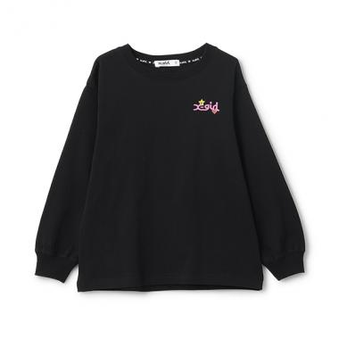 ミルズロゴキラッキー長袖Tシャツ