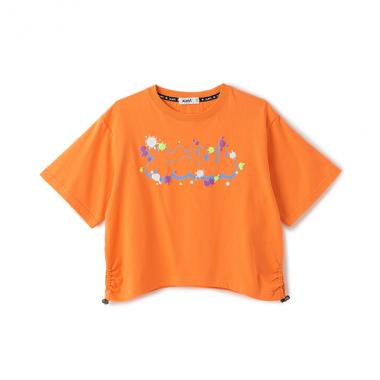 グラフィティロゴペイント半袖Tシャツ