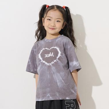 ハートタイダイ半袖Tシャツ