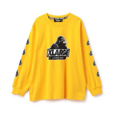 【10月中旬発売予定】袖ロゴスランテッドOGゴリラ長袖Tシャツ