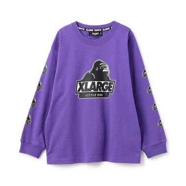 【10月中旬発売予定】袖ロゴスランテッドOGゴリラ長袖Tシャツ