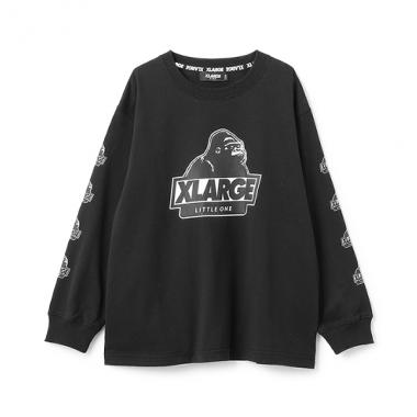 【10月中旬発売予定】袖ロゴスランテッドOGゴリラ長袖Tシャツ