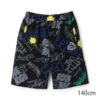 グラフィティ総柄ショートパンツ