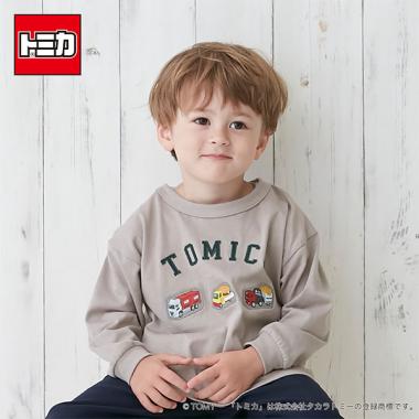 【TOMICA】後布帛長袖Tシャツ