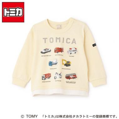 【TOMICA】車集合長袖Tシャツ