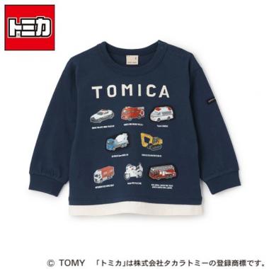 【TOMICA】車集合長袖Tシャツ