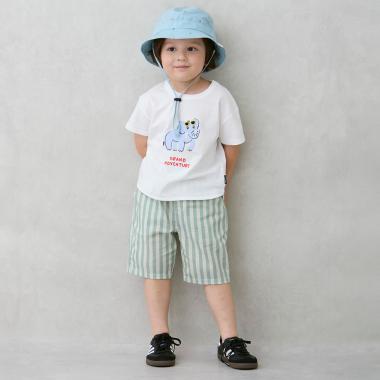 総柄ハーフパンツ