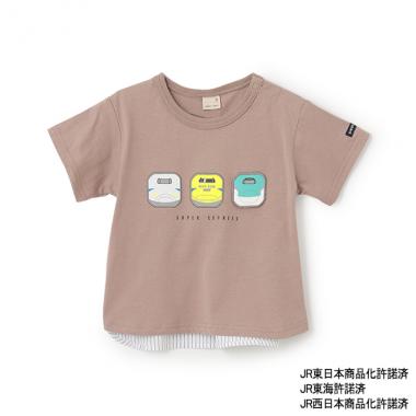【新幹線】アソートワッペン半袖Tシャツ