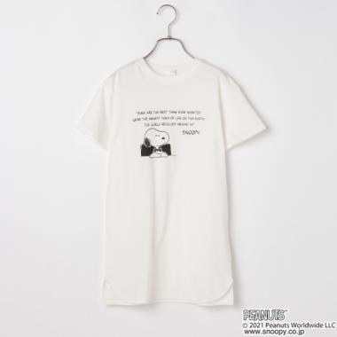 【PEANUTS】SNOOPYビッグTシャツワンピース