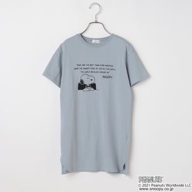 【PEANUTS】SNOOPYビッグTシャツワンピース