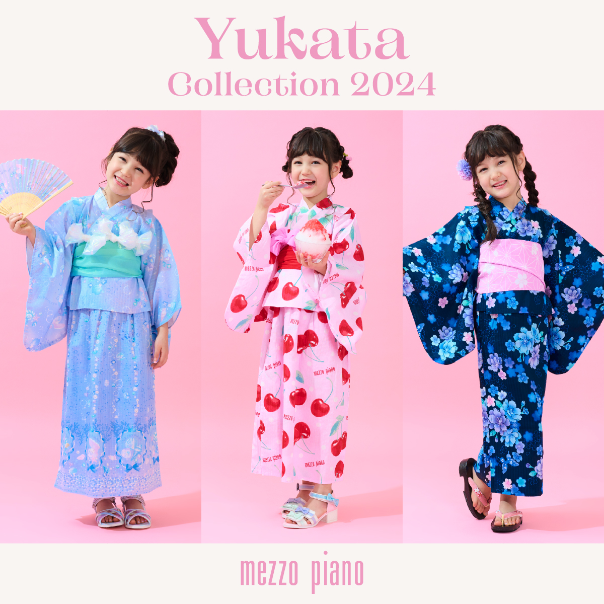 mezzo piano Yukata Collection 2024