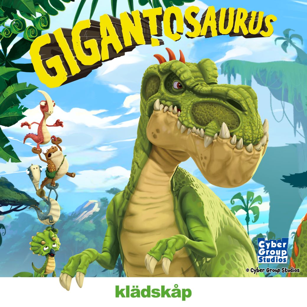 恐竜の子どもたちが活躍する E テレで放送中の人気アニメ「ギガントサウルス」と「クレードスコープ」初のコラボレーションアイテムが登場♪